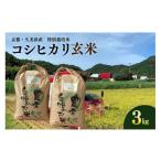 ふるさと納税 玄米 京都府 京丹後市 京都・久美浜産 特別栽培米コシヒカリ 3kg(玄米) BV00001
