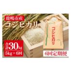 ふるさと納税 米 コシヒカリ 茨城県 鹿嶋市 先行予約 定期便 コシヒカリ5kg×6回 鹿嶋市産 こしひかり 茨城県 鹿嶋市 80000円以内 (KDS-9)
