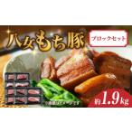 豚肉 セット 八女もち豚ブロックセット 約1.9キロ