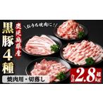 豚肉 焼肉 バーベキュー 恵味の黒豚 4種
