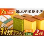 菓子 カステラ 7日発送 特撰カステラ2種