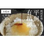 卵 鶏 烏骨鶏等 平飼い有精卵30個 全6回定期便