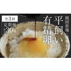 卵 鶏 烏骨鶏等 平飼い有精卵30個 全3回定期便