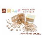 玩具 積み木 日本製 楽つみ木 500個入