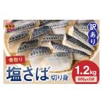 ふるさと納税 魚貝類 福岡県 飯塚市  訳あり 骨取り 塩さば切り身(600gx2袋) A2-152