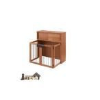 家具 収納家具 ナチュラル 折りたたみ式ペットケージ