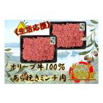 牛肉 ハンバーグ オリーブ牛 あらびきミンチ 1000g