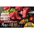 馬肉 熊本特産 フジチクオリジナル ふじ馬刺し堪能セット