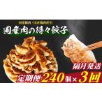 ふるさと納税 餃子 山口県 下関市 訳あり 国産肉の得々餃子 3回 隔月 定期便 240個 20個×12パック 冷凍 小分け たれ付き 大容量 ぎょうざ ギョウザ ギョーザ