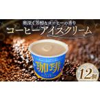 コーヒー コーヒー豆 コーヒーアイスクリーム110mlx12個