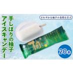 菓子 アイス 手しぼりの柚子アイスキャンデー80mlx20本