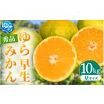 ふるさと納税 みかん・柑橘類 和歌山県 由良町 ゆら早生みかん 秀品 Mサイズ 10kg 贈答用 2026年10月上旬〜11月中旬頃に順次発送予定 ／ ゆら早生 柑橘 極早生…
