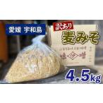 ふるさと納税 味噌 麦味噌 愛媛県 宇和島市  マツコの知らない世界で紹介 訳あり 味噌 麦みそ 約4.5kg 井伊商店 全麦麹味噌 天然醸造 非加熱 生味噌 麦みそ み…