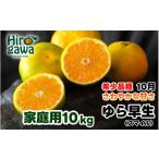 ふるさと納税 果物類 みかん 和歌山県 広川町 由良早生 みかん 訳あり 10kg / ゆら早生 温州みかん 極早生 甘い 家庭用 和歌山 柑橘 10月上旬〜11月上旬順次…