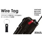 アクセサリー ブラック ワイヤータグ Wire