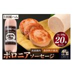 肉 ソーセージ 田園ハム ボロニアソーセージ 190g×20本セッ…