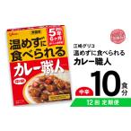 グリコ 温めずに食べられるカレー職人 中辛 10食入