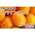 和歌山有田産カラマンダリン約5kg サイズ混合