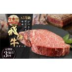牛肉 ヒレ A5等級 飛騨牛 ステーキ 3回 隔月