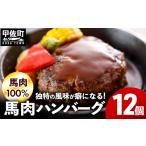 ふるさと納税 肉 ハンバーグ 熊本県 甲佐町 令和7年11月配送 馬肉100% 馬肉ハンバーグ 150g×12個 価格改定 令和7年11月配送