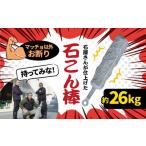 重すぎ 石のこん棒 グレー 大島石 ガチで石