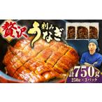 ふるさと納税 うなぎ 佐賀県 吉野ヶ里町 刻みうなぎ蒲焼　計750g（250g×3パック）| 鰻 ウナギ うなぎ 蒲焼 |吉野ヶ里町／株式会社フジマキ FDM017