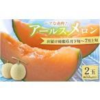 ふるさと納税 メロン メロン赤肉 福井県 あわら市  先行予約 赤肉 アールスメロン 2玉（約3.2kg以上）赤肉品種 高級メロン ／ マスクメロン 大玉 果物 フルー…