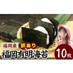 魚貝類のり 訳あり 海苔 有明海 10枚