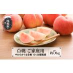 ふるさと納税 もも 山形県 尾花沢市 先行予約 訳あり 桃 白桃 約5kg (10〜25個程度) 無印品 8月上旬頃~発送 山形県産 フルーツ 果物 くだもの 2025年産 令和7…