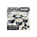 菓子 アイス みるくの花冠ソフトクリーム