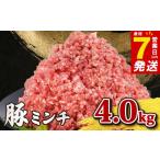 肉 \最短7営業日以内発送 美味北総豚 挽き肉 4kg