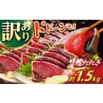 ふるさと納税 カツオ 高知県 高知市  訳あり 大満足 カツオたたき 約1.5kg たれ 塩つき 興洋フリーズ株式会社 訳あり 不揃い 規格外 訳アリ ワケあり 魚介類 …