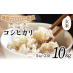 ふるさと納税 玄米 福島県 西会津町 令和7年産米 西会津産米 至福米コシヒカリ 玄米 10kg F4D-2169 1回