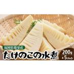野菜類 篠栗産たけのこの水煮200 g×5パック
