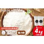 米 パン 竹内さんちの小麦粉 春よ恋 2kg×2袋