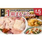 鶏肉 モモ かねまる農場のみやざき地頭鶏1羽まるごとセット