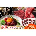 馬肉 全3回定期便 馬刺し 満喫セット 赤身