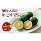 みかん 柑橘類 有機JAS認証 かぼす青果 約4kg