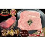 ふるさと納税 牛肉 サーロイン 宮崎県 小林市 A4等級以上 宮崎牛サーロインステーキ （200g×2枚） 内閣総理大臣賞 牛肉 和牛 宮崎牛 黒毛和牛 ブランド牛 A4 …