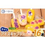 菓子 手作りアイスキャンディー エディブルフラワー入り 計…