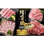 豚肉 焼肉 バーベキュー 定期便 全5回 結旨豚