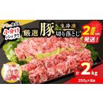 豚肉 生冷凍 厳選 豚切り落とし 計2kg