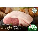 豚肉 ロース 平田牧場 三元豚ロースブロック 600g