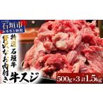 牛肉 特選石垣牛の贅沢なお肉付き牛スジをご家庭で