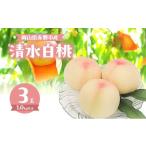 ふるさと納税 もも 岡山県 赤磐市 桃 2026年 数量限定 清水白桃 3玉 計1.0kg以上 岡山県 赤磐市産