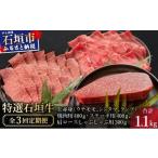 牛肉 セット 3回定期便 希少な特選石垣牛をご家庭で