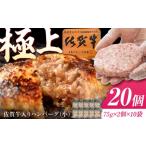佐賀牛入り生ハンバーグ 小 75g×2個×10袋
