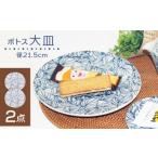 食器 グラス 大皿 波佐見焼 ポトス 2枚セット