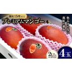 ショッピングふるさと納税 マンゴー ふるさと納税 マンゴー 沖縄県 西原町  2026年6月から順次発送 糖度15度以上 JAおきなわが厳正したプレミアムマンゴー4玉 1642600