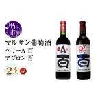 ふるさと納税 ワイン セット 山梨県 甲州市 マルサン葡萄酒 ベリーA 百 アジロン 百 2本セット(MG)B13-667 3